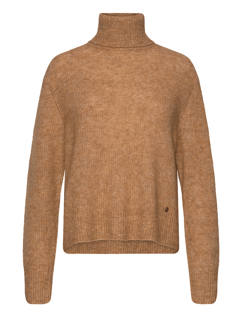 MOS MOSH - MMAidy Thora Rollneck Knit - rollkragenpullover - tannin - 0