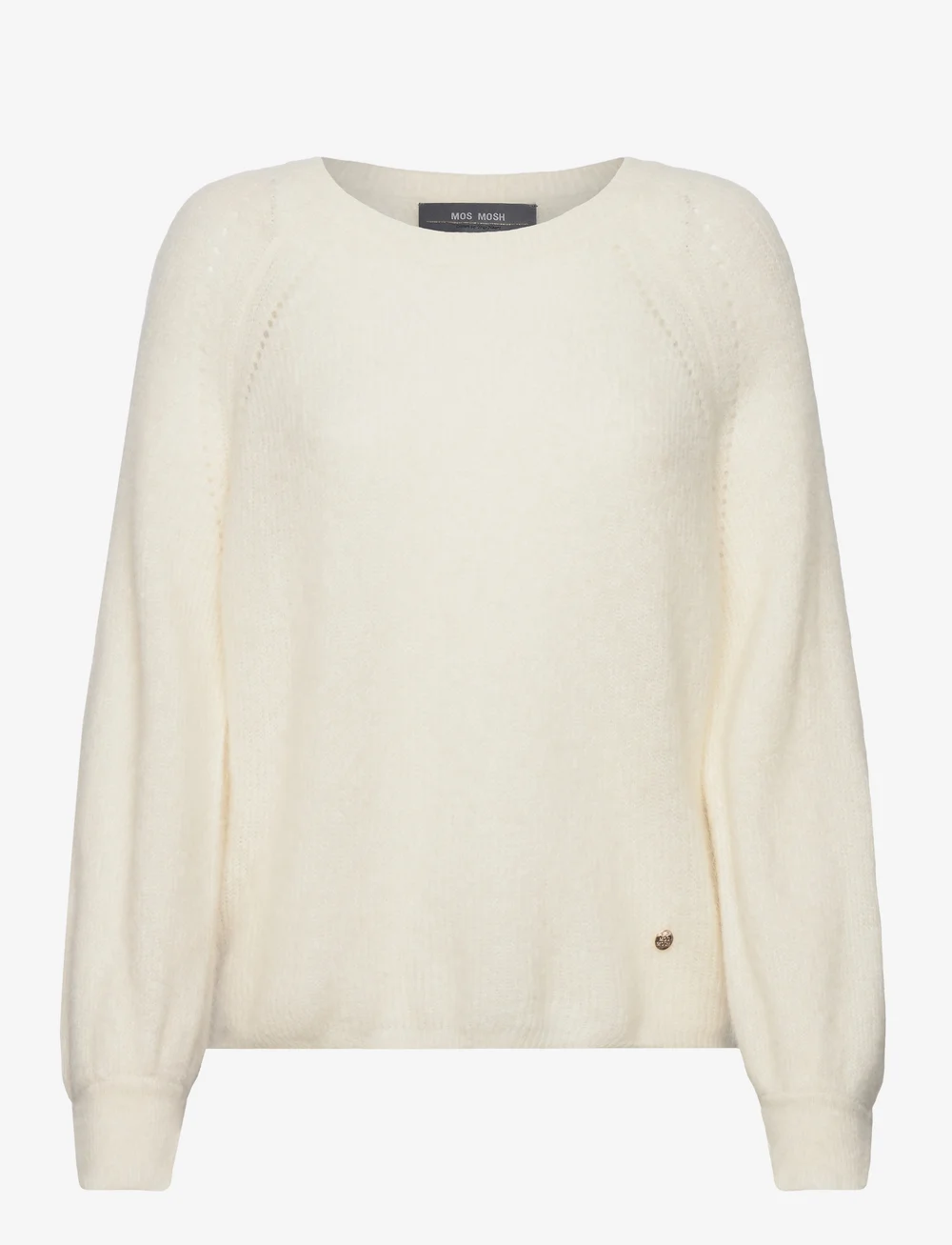 MOS MOSH - MMTalli LS Knit - pullover - ecru - 0