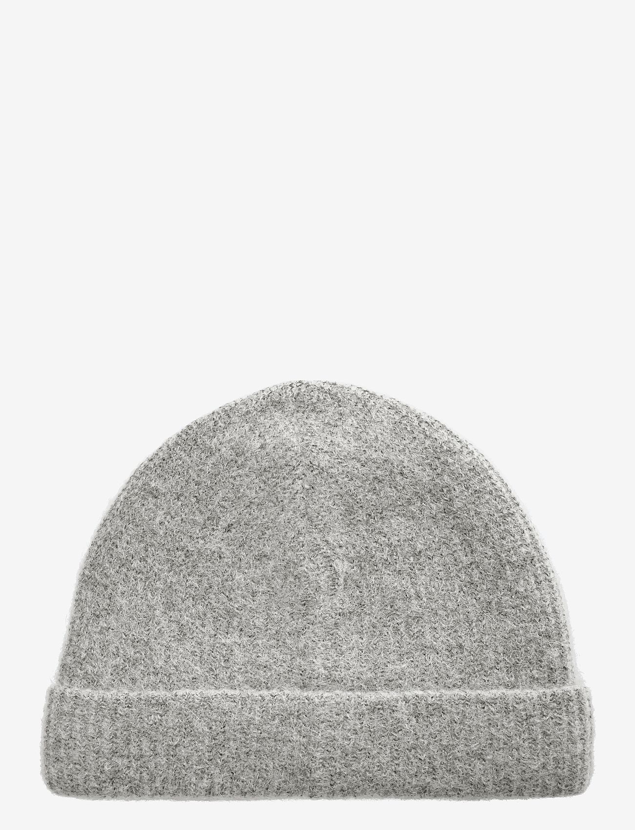 MOS MOSH - Thora Knit Hat - kapelusze - grey melange - 1