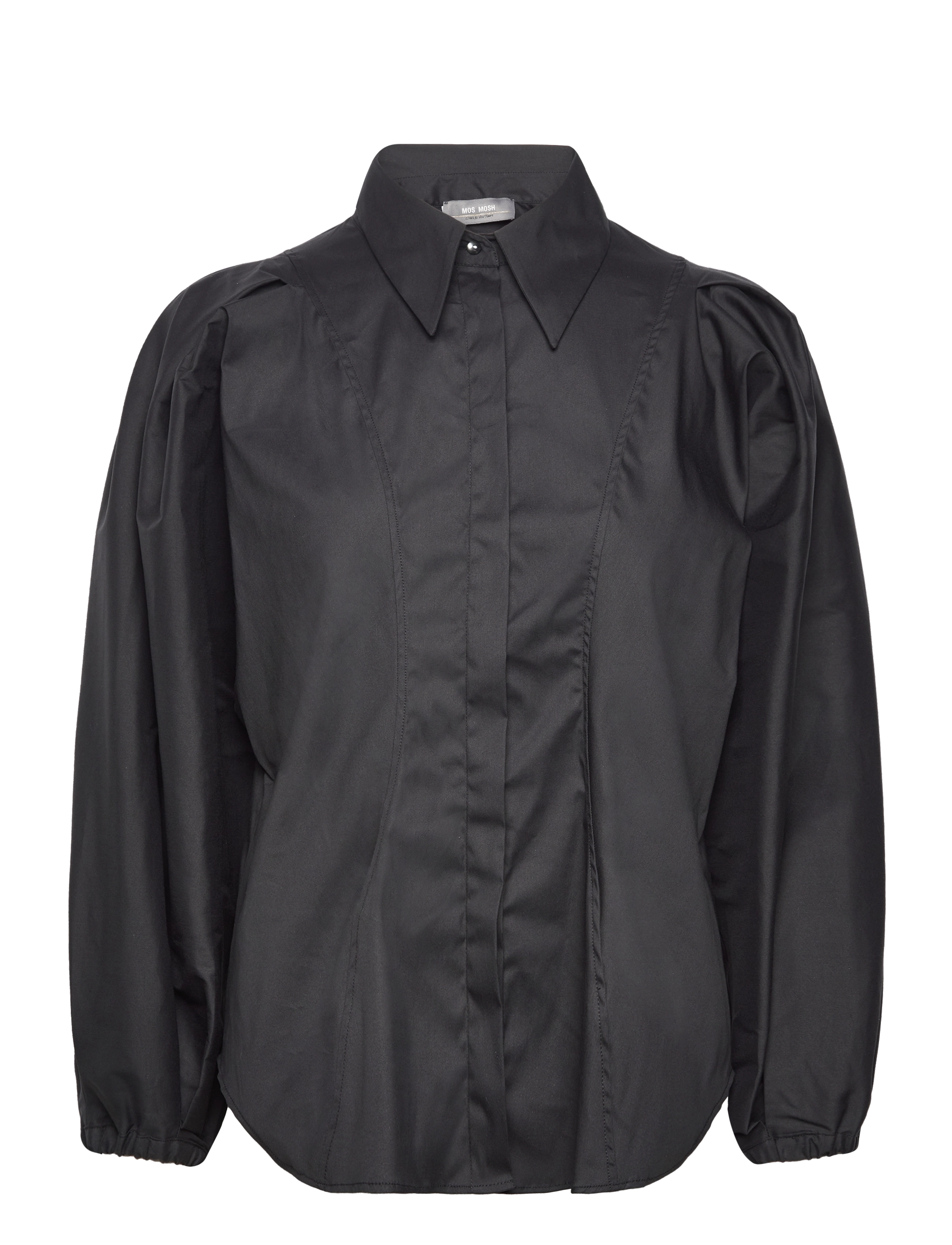 MOS MOSH MMAdia 3/4 Shirt - Bluser & Skjorter - BLACK / black