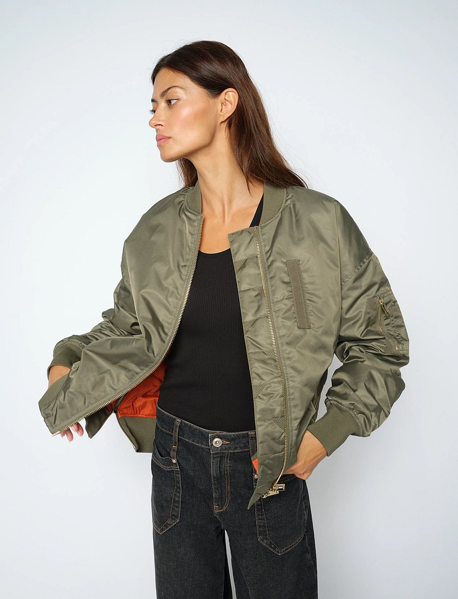 MOS MOSH - MMRuby Bomber Jacket - dusty olive - 3