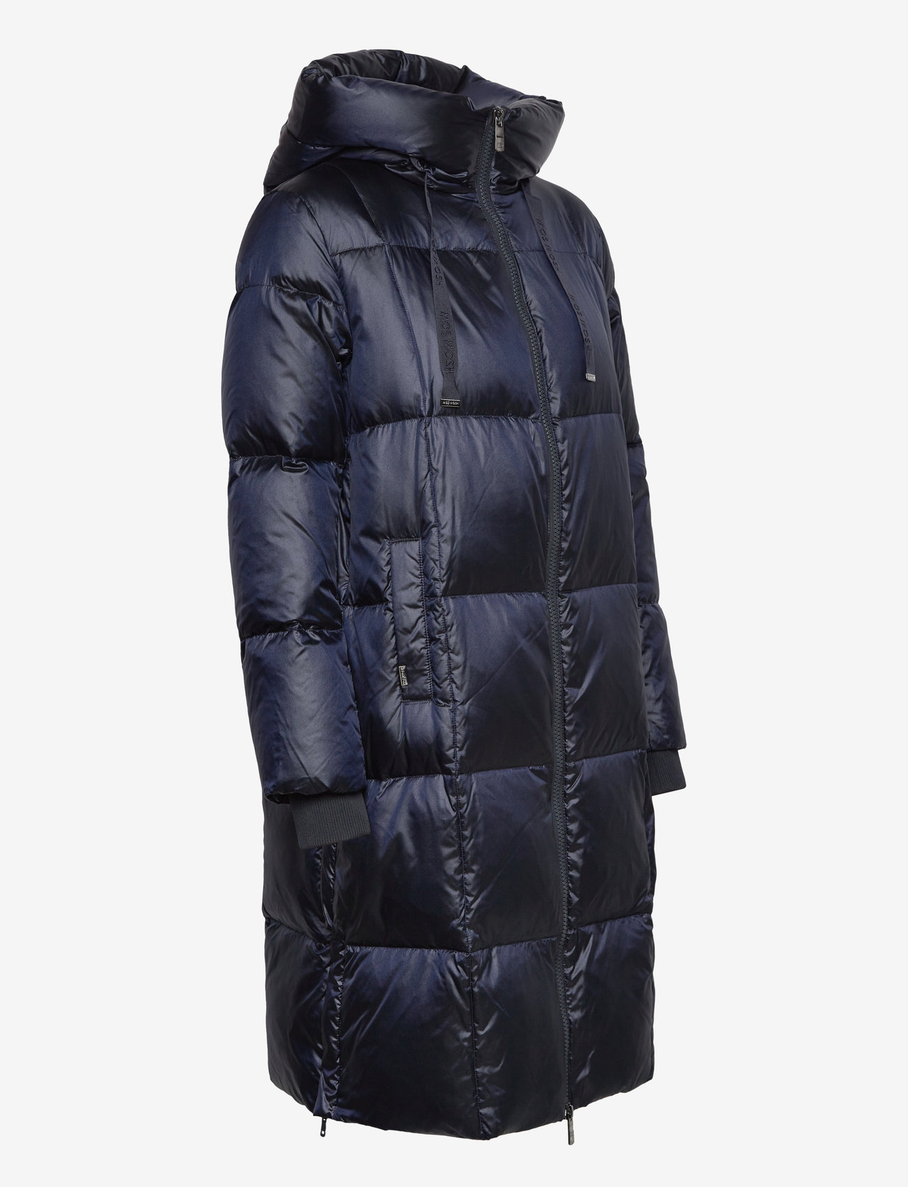 MOS MOSH - MMNova Metallic Down Jacket - voodriga mantlid - salute navy - 2
