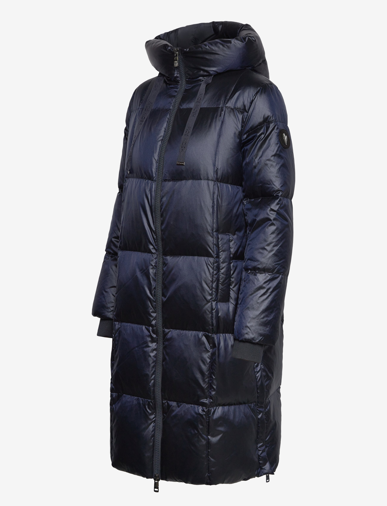 MOS MOSH - MMNova Metallic Down Jacket - voodriga mantlid - salute navy - 3
