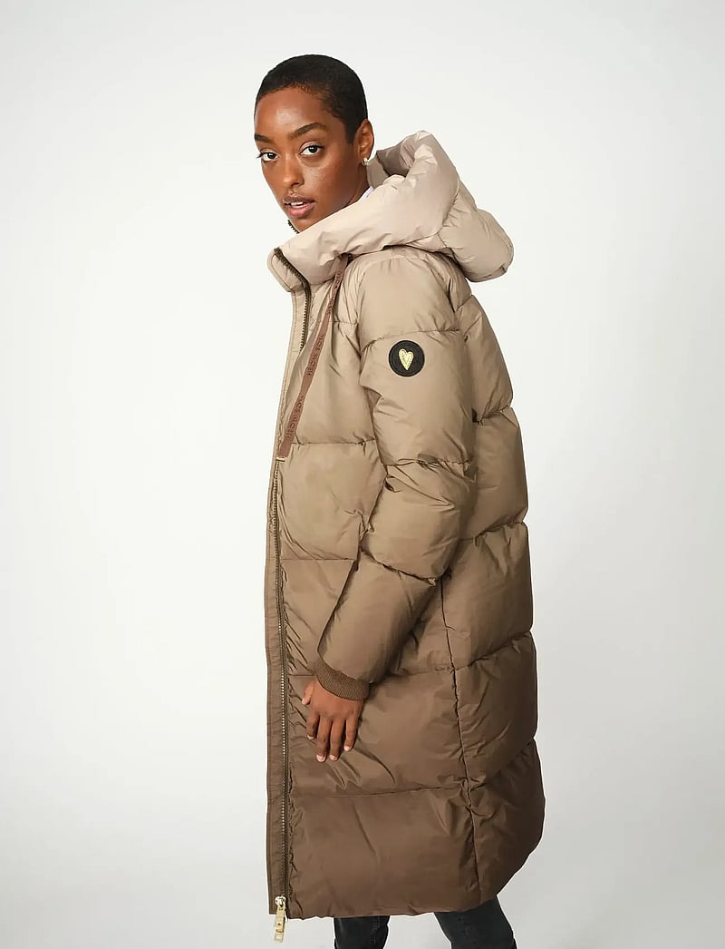 MOS MOSH - MMNova Dip Dye Down Jacket - savannah tan - 3