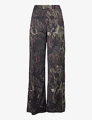 MOS MOSH - MMJules Marble Pant - bukser med brede ben - black - 1