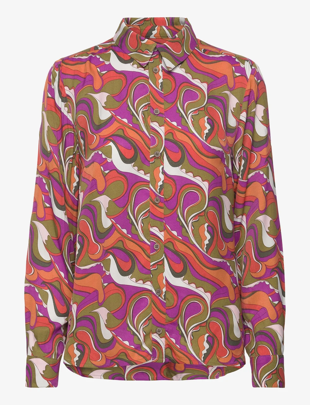 MOS MOSH - MMTaylar Privot Shirt - langärmlige hemden - vivid viola - 0