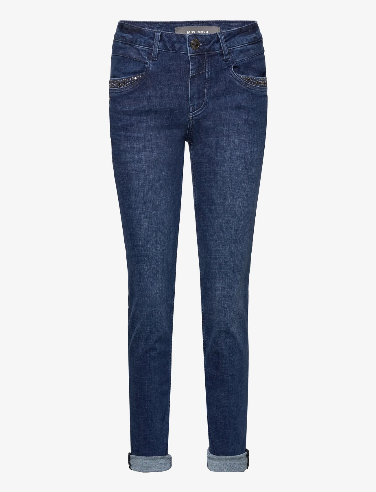 MOS MOSH - MMNaomi Line Jeans - alt kitsenevad teksat - blue - 0