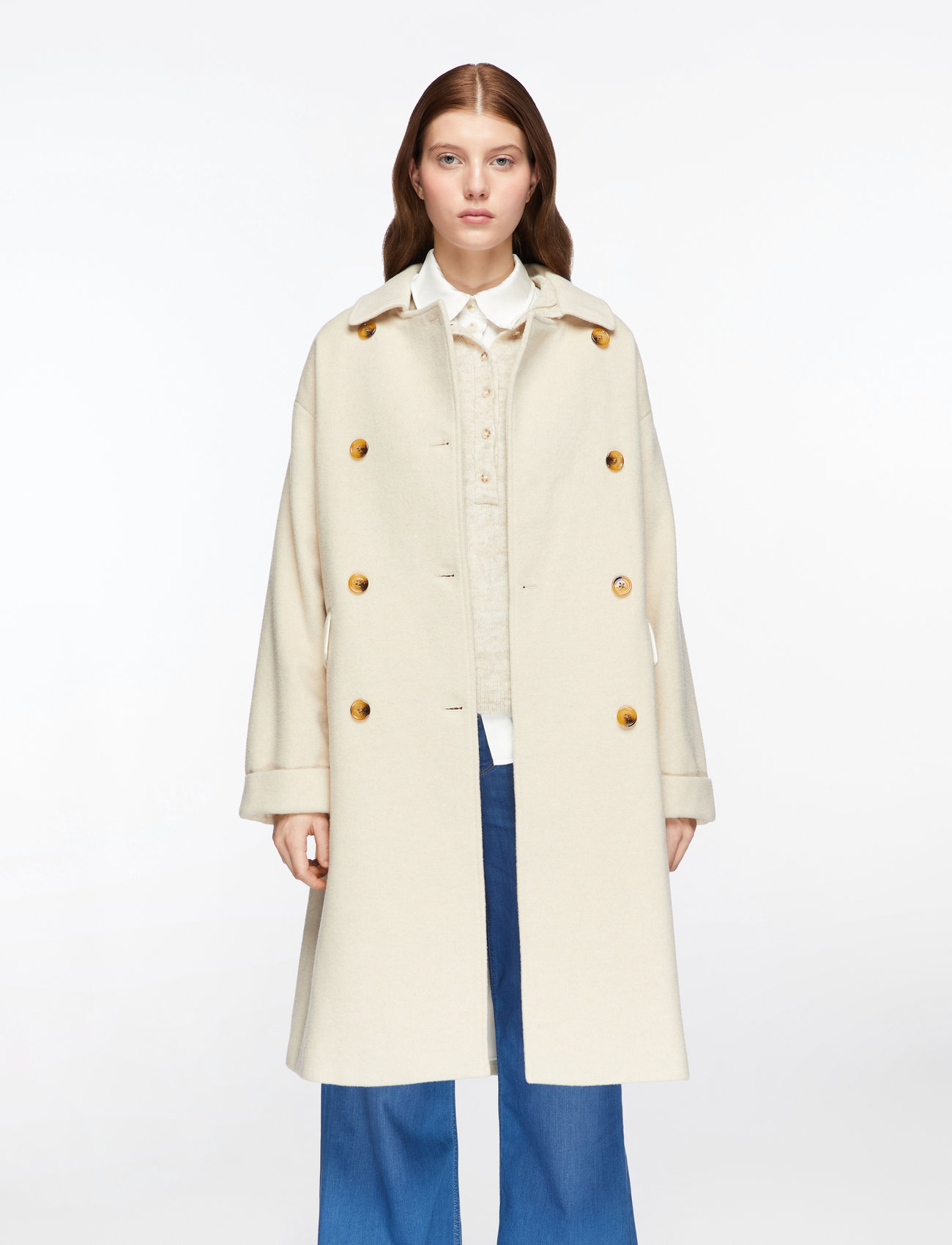 MOS MOSH - MMVenice Wool Coat - outerwear - feather gray - 4