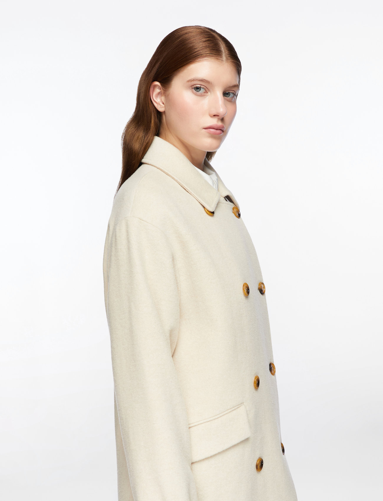 MOS MOSH - MMVenice Wool Coat - outerwear - feather gray - 5