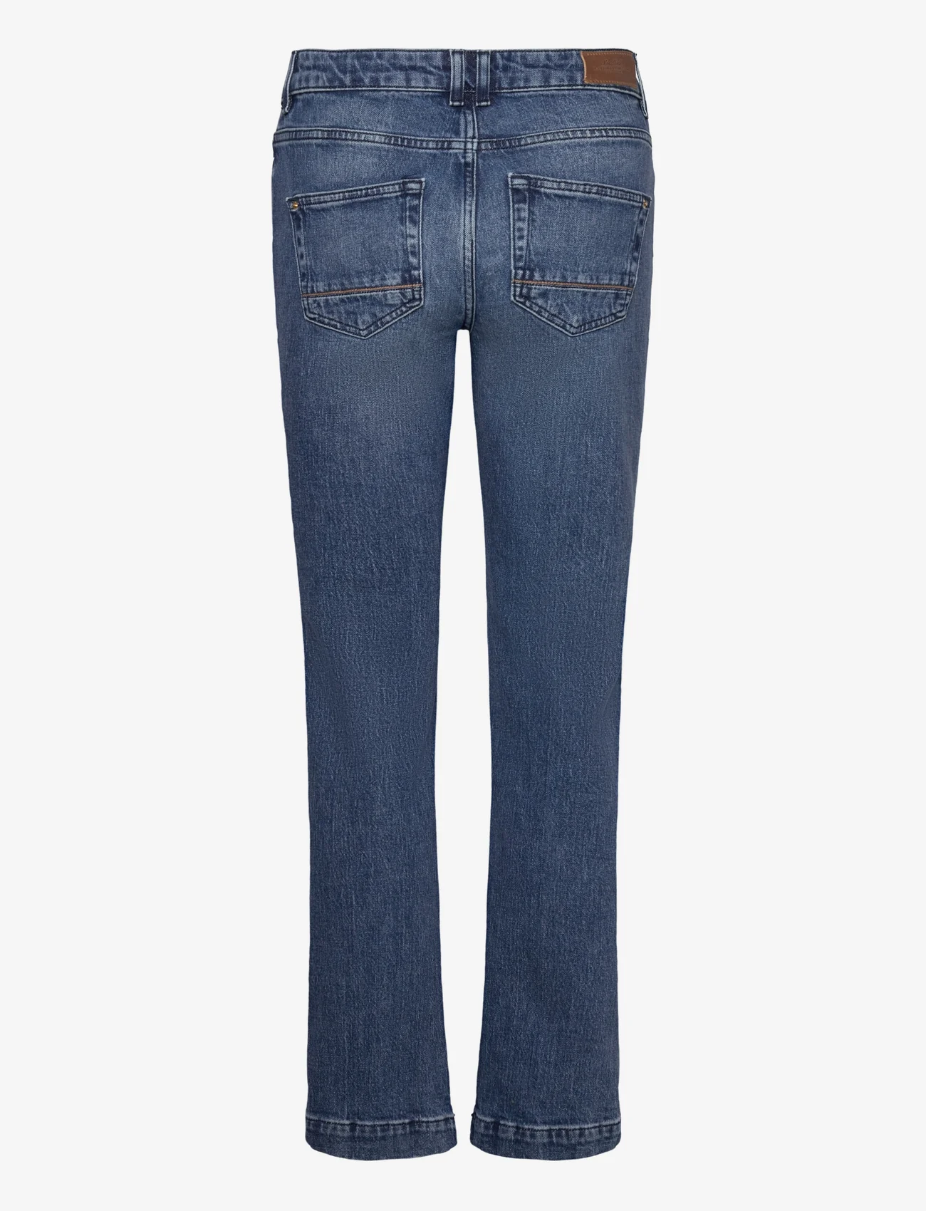 MOS MOSH - MMAshley Button Jeans - džinsa bikses ar taisnām starām - dark blue - 1