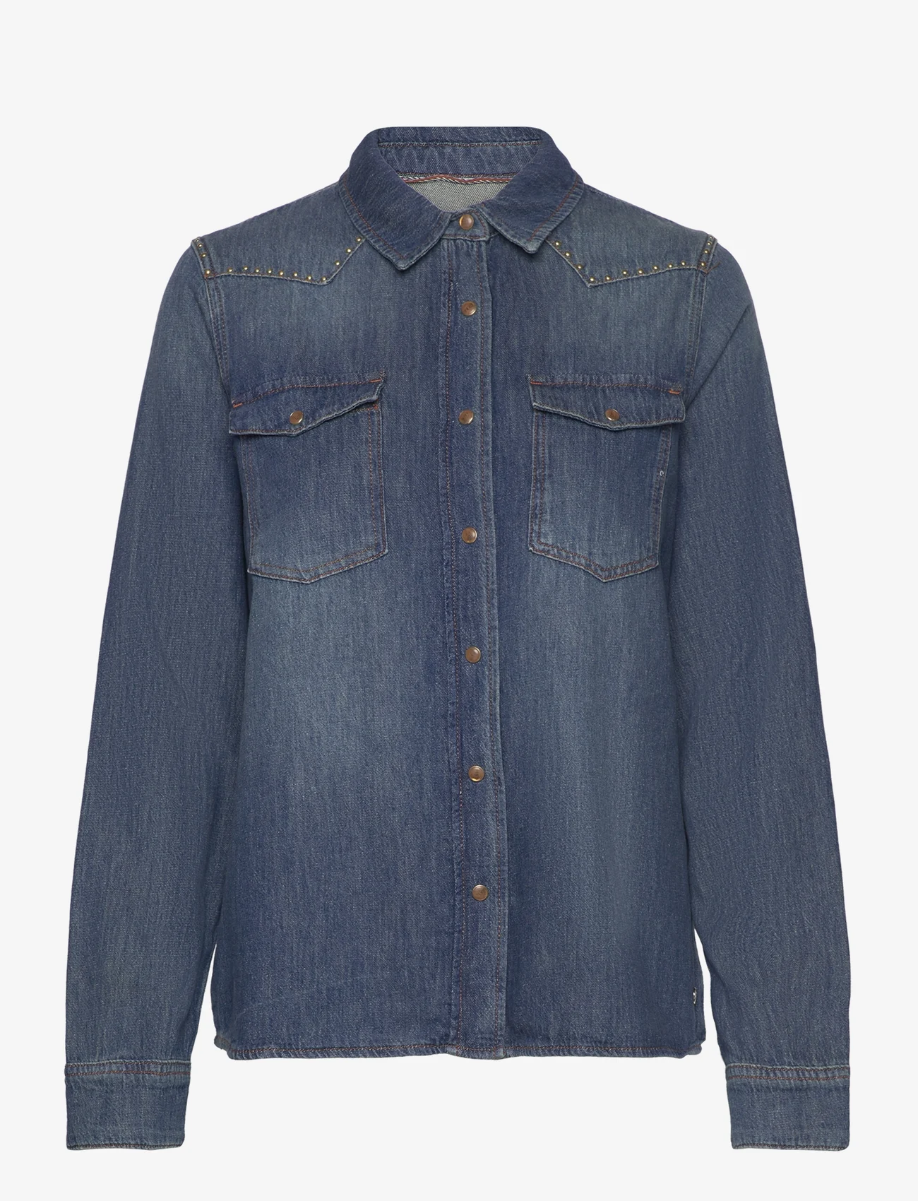 MOS MOSH - MMElvira Denim Shirt - jeanshemden - blue - 0