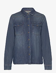 MOS MOSH - MMElvira Denim Shirt - džinsiniai marškiniai - blue - 0