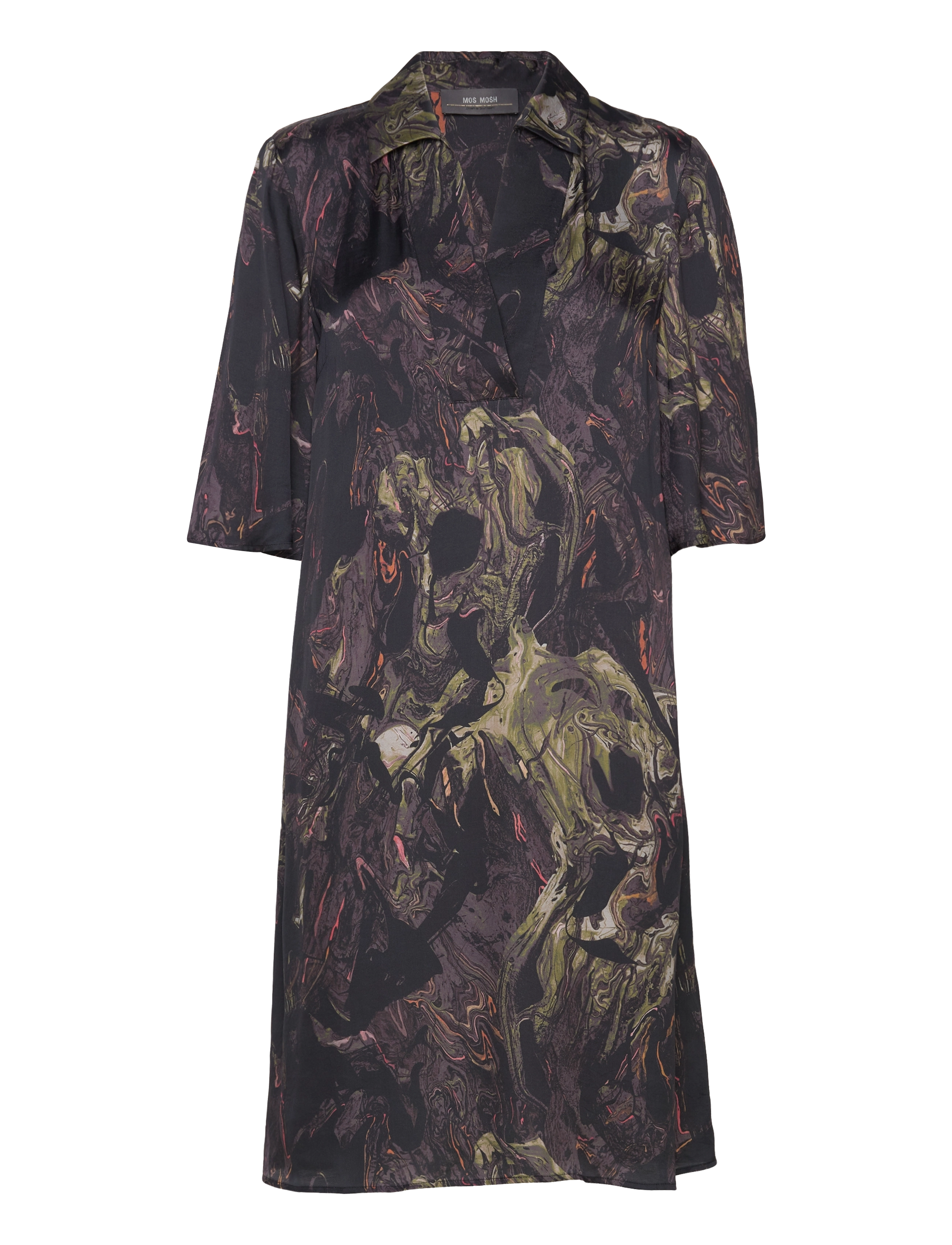 MOS MOSH Mmshane Marble Kleid Schwarz - XS - Damen
