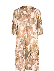 MOS MOSH - MMShane Marble Dress - skjortekjoler - burlwood - 1