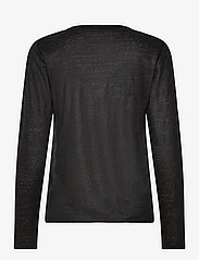 MOS MOSH - MMCasa O-LS Foil Tee - long-sleeved tops - black - 1