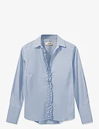 MMSybel Satin Shirt - LIGHT BLUE