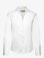MMSybel Satin Shirt - WHITE