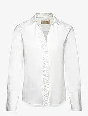 MOS MOSH - MMSybel Satin Shirt - krekli ar garām piedurknēm - white - 0