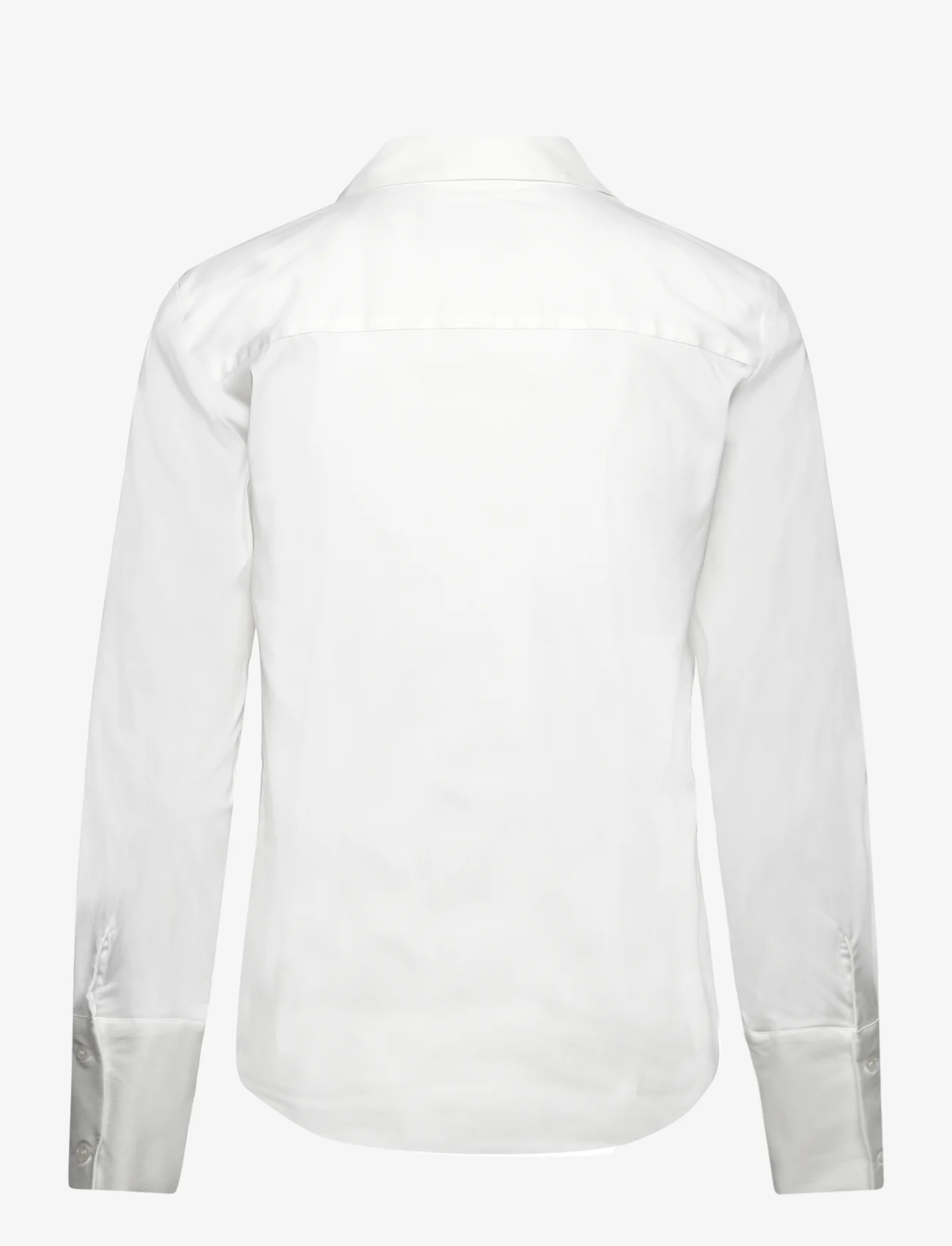 MOS MOSH - MMSybel Satin Shirt - krekli ar garām piedurknēm - white - 1