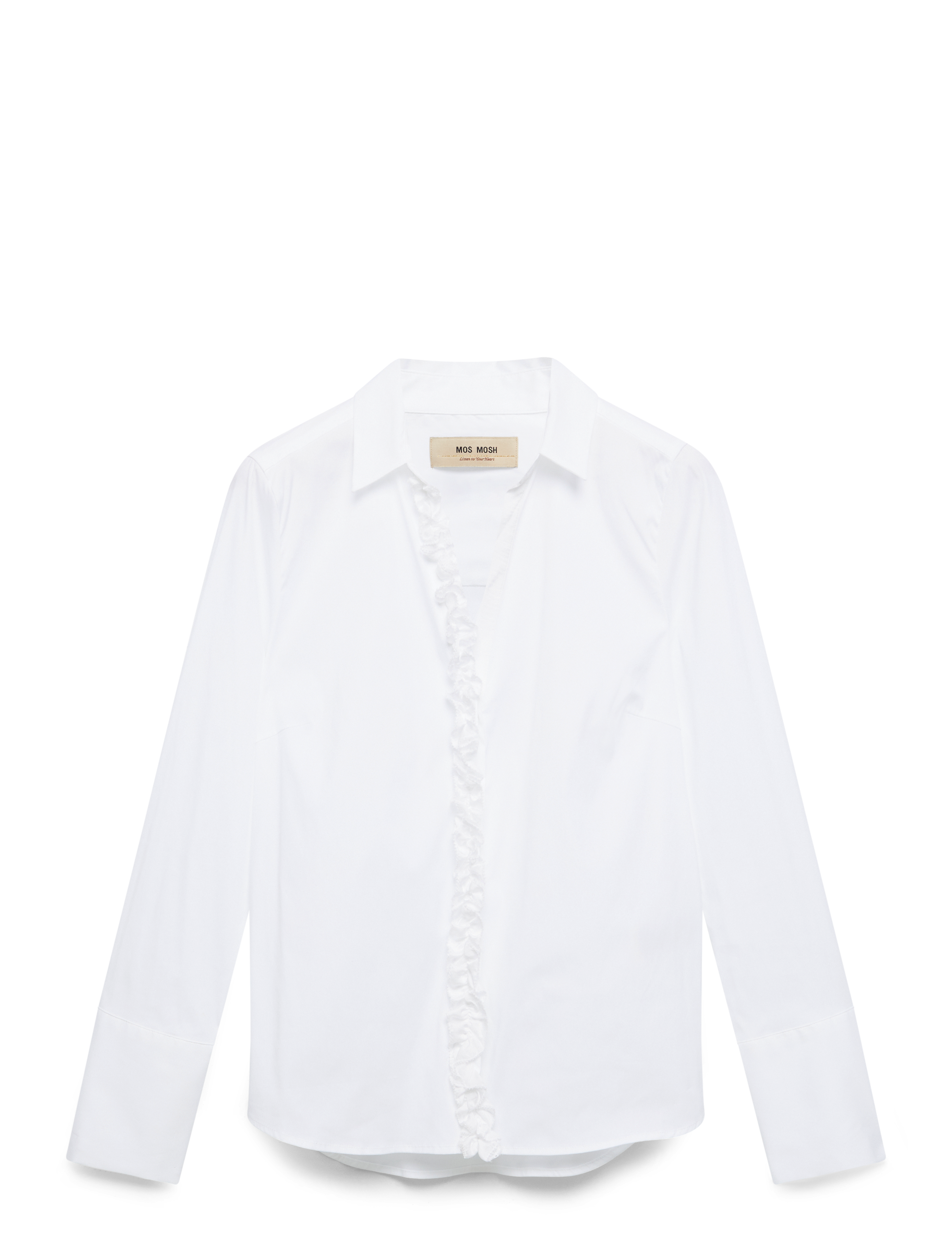 MOS MOSH - MMSybel Satin Shirt - white - 1