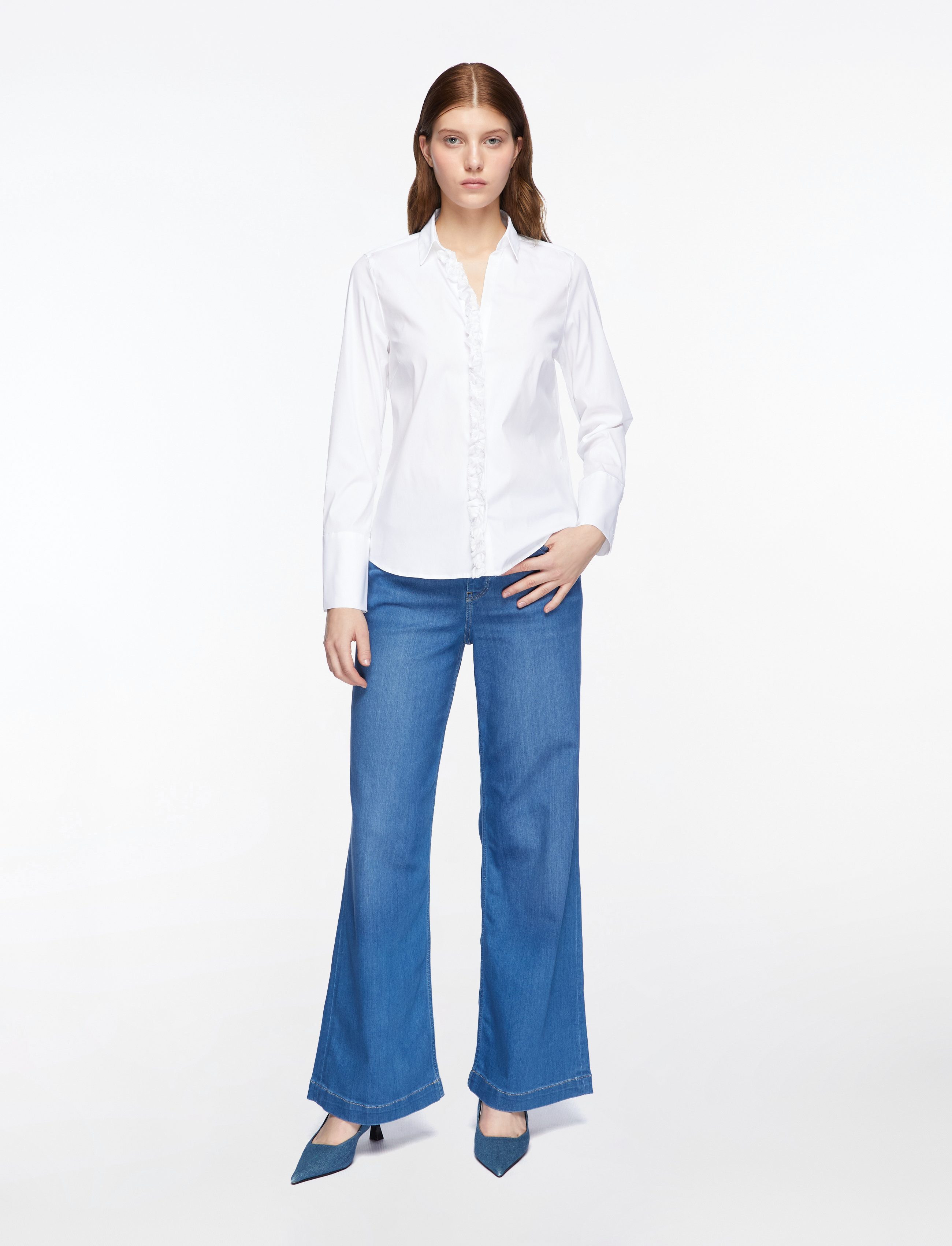 MOS MOSH - MMSybel Satin Shirt - white - 2