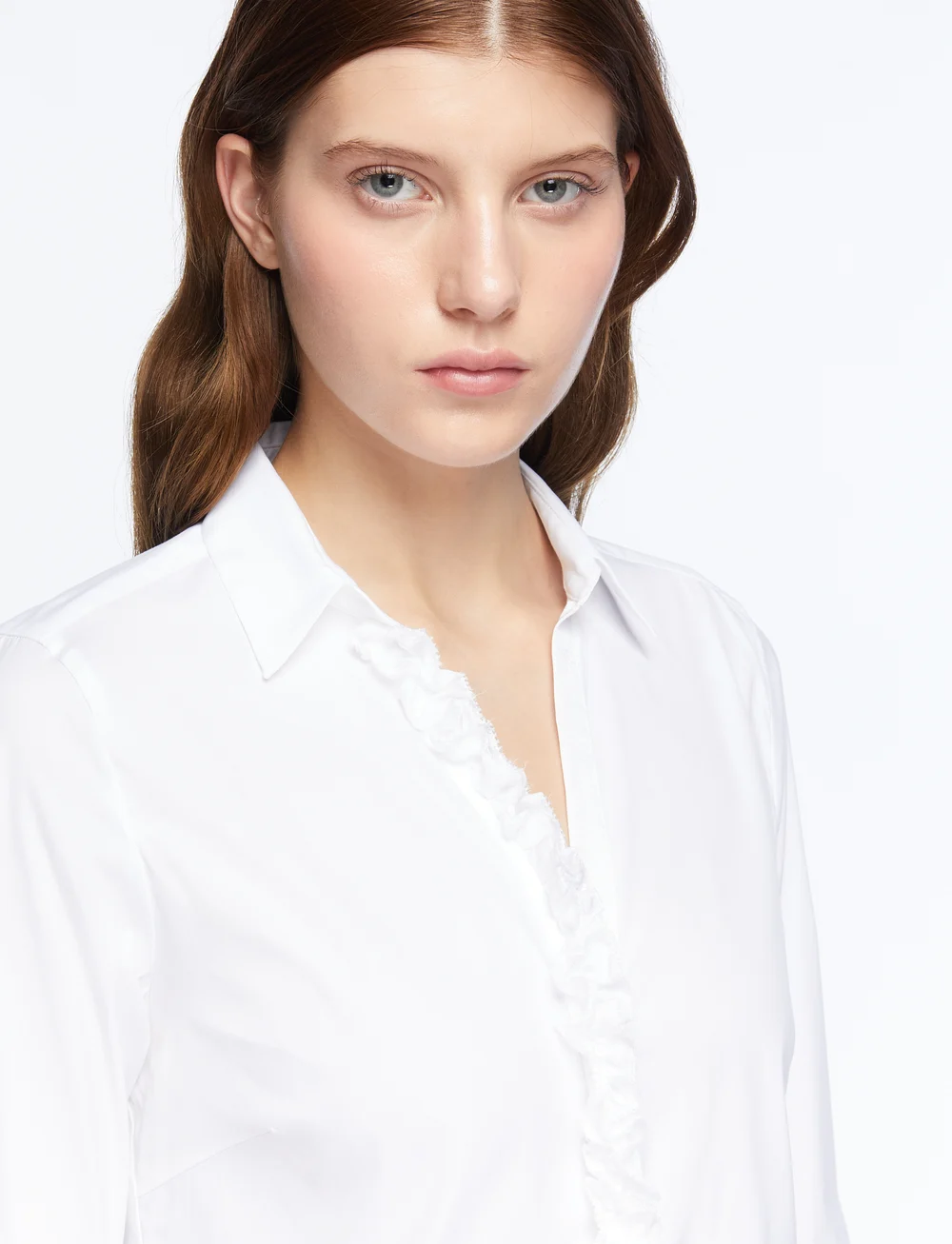 MOS MOSH - MMSybel Satin Shirt - langärmlige hemden - white - 5