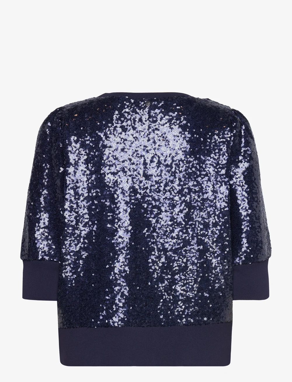 Navy blue sequin blouse hotsell