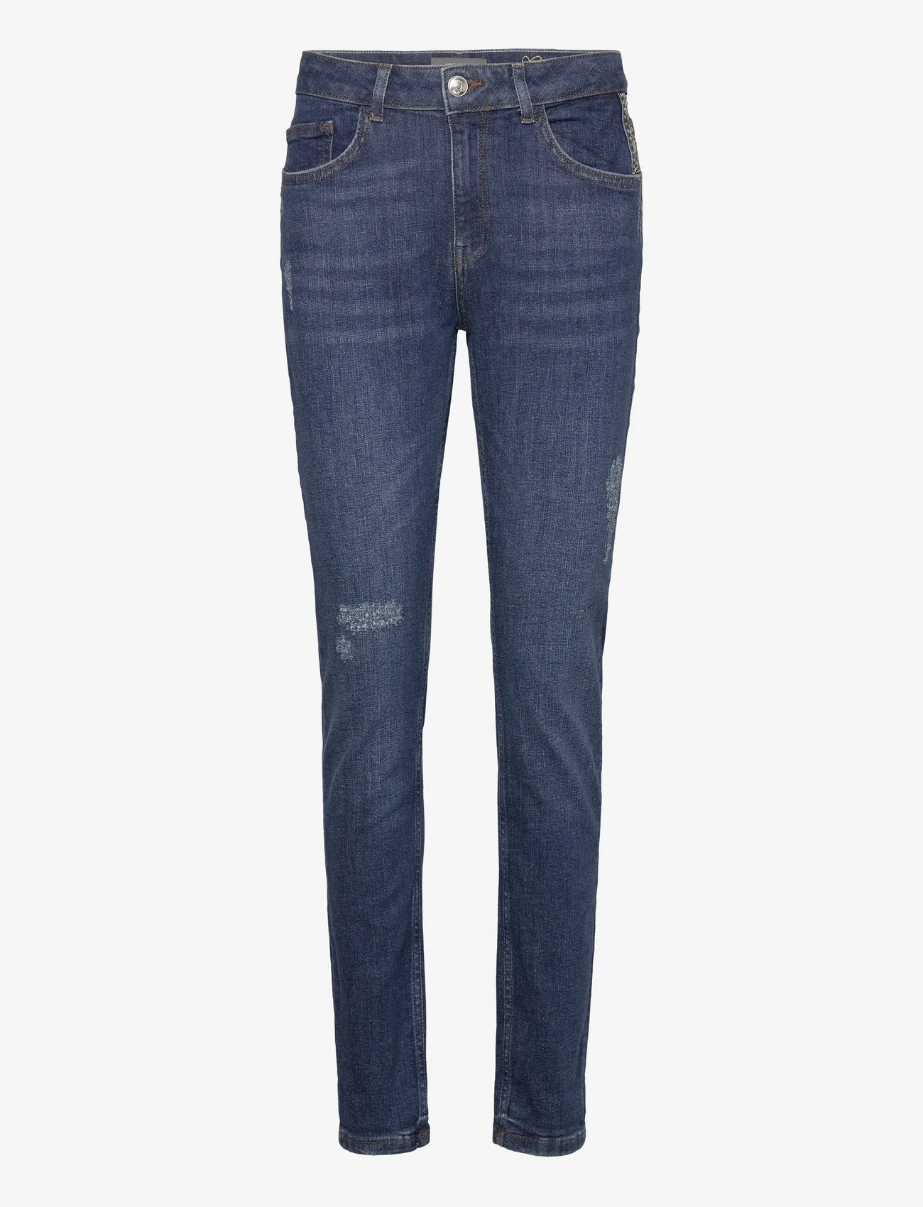 MOS MOSH - MMBradford Crow Jeans - džinsa bikses ar taisnām starām - blue - 0
