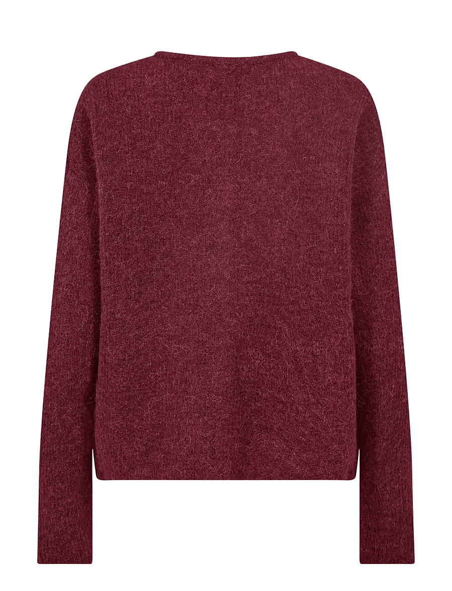 MOS MOSH - MMAlmine Knit Cardigan - cardigans - cabernet - 2