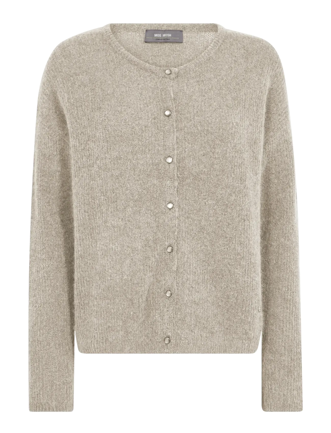 MOS MOSH Mmalmine Knit Cardigan Grau - XL - Damen