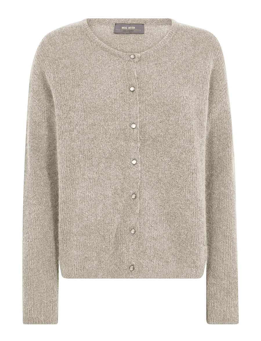 MOS MOSH - MMAlmine Knit Cardigan - feather gray - 0