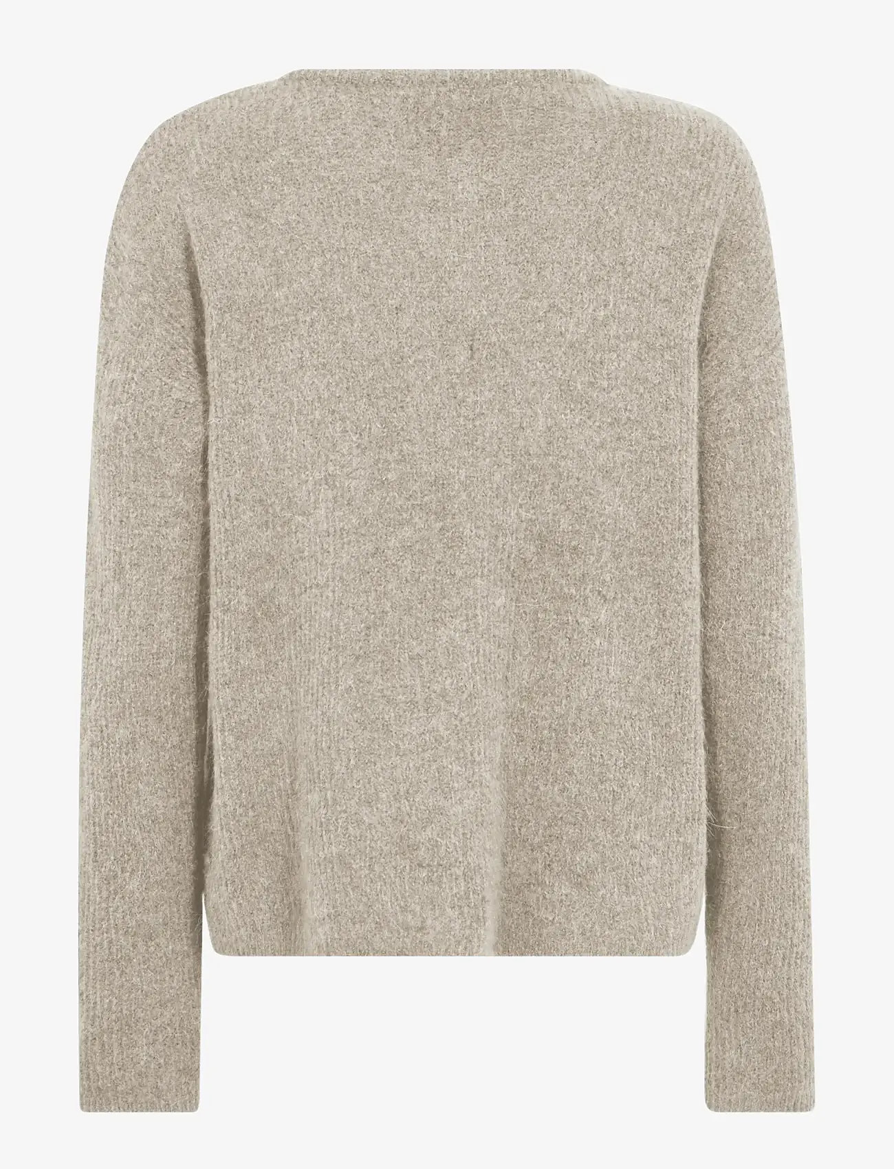 MOS MOSH - MMAlmine Knit Cardigan - koftor - feather gray - 1