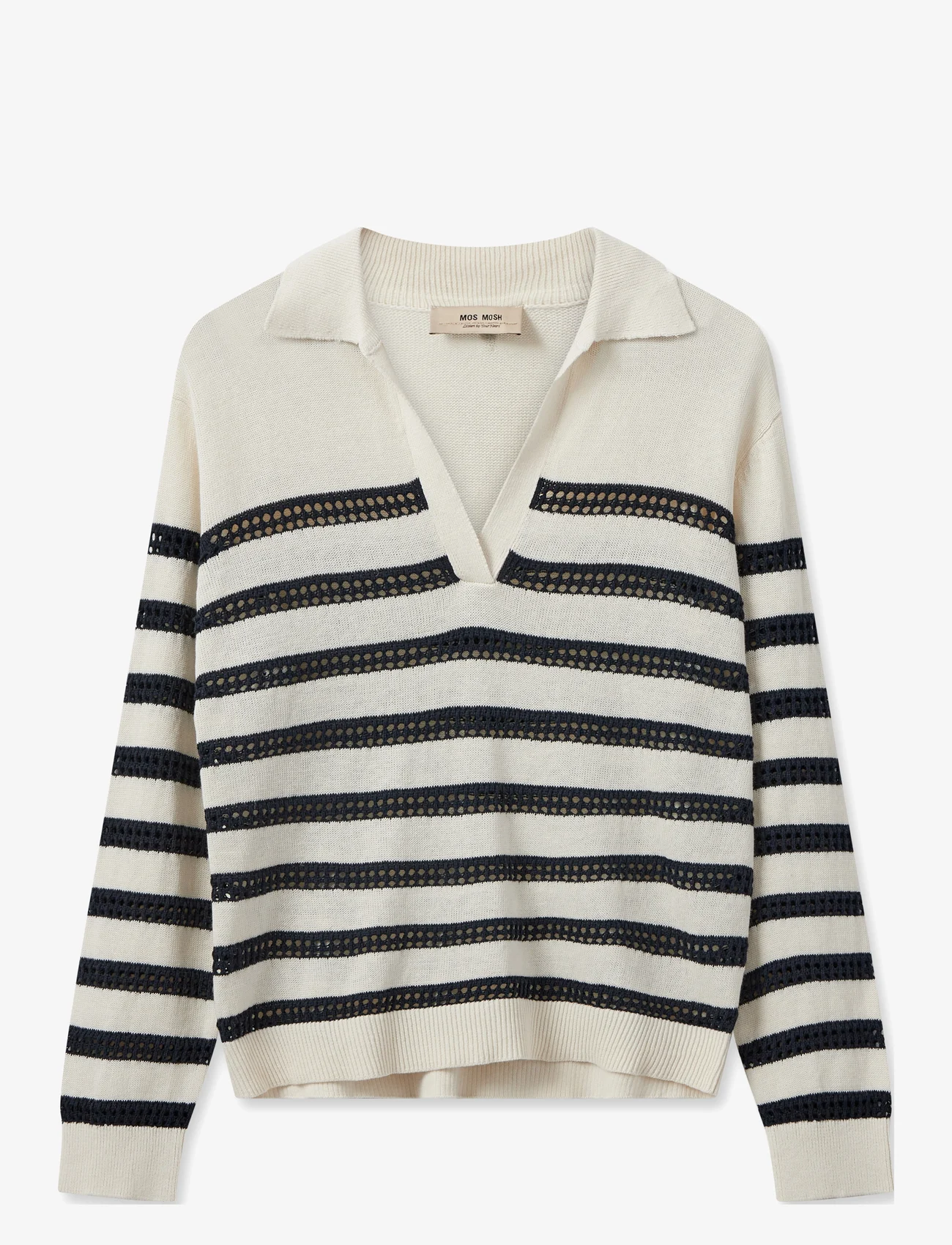 MOS MOSH - MMRora Stripe Knit - pullover - ecru - 0