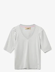 MOS MOSH - MMYanni V-SS Tee - t-shirts - white - 0