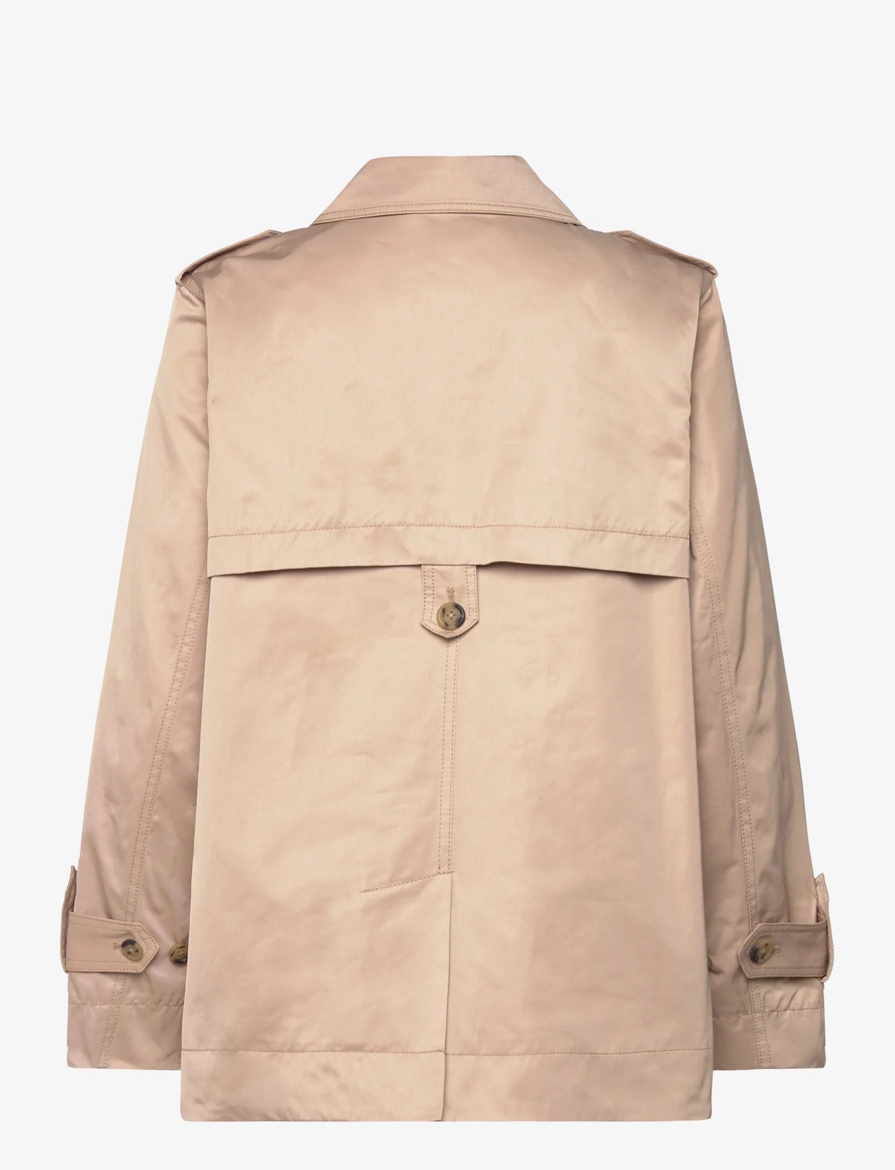 MOS MOSH - MMSilma Short Trenchcoat - spring coats - sesame - 1