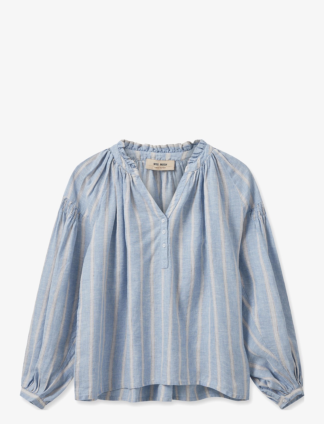 MMSafi Striped Linen Shirt - CASHMERE
