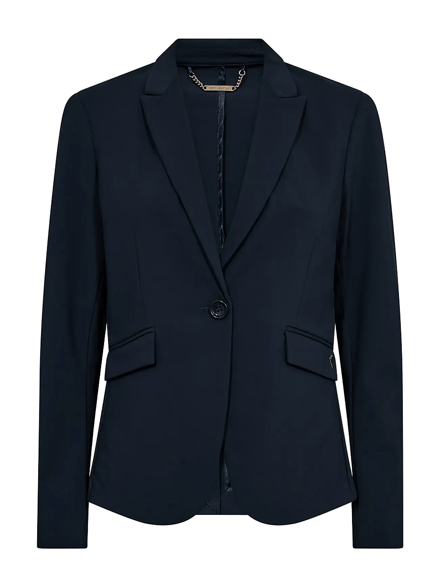 MOS MOSH - MMBlake Izzy Blazer - marynarki z pojedynczym zapięciem - salute navy - 0