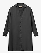 MMRielle Linen Dress - BLACK
