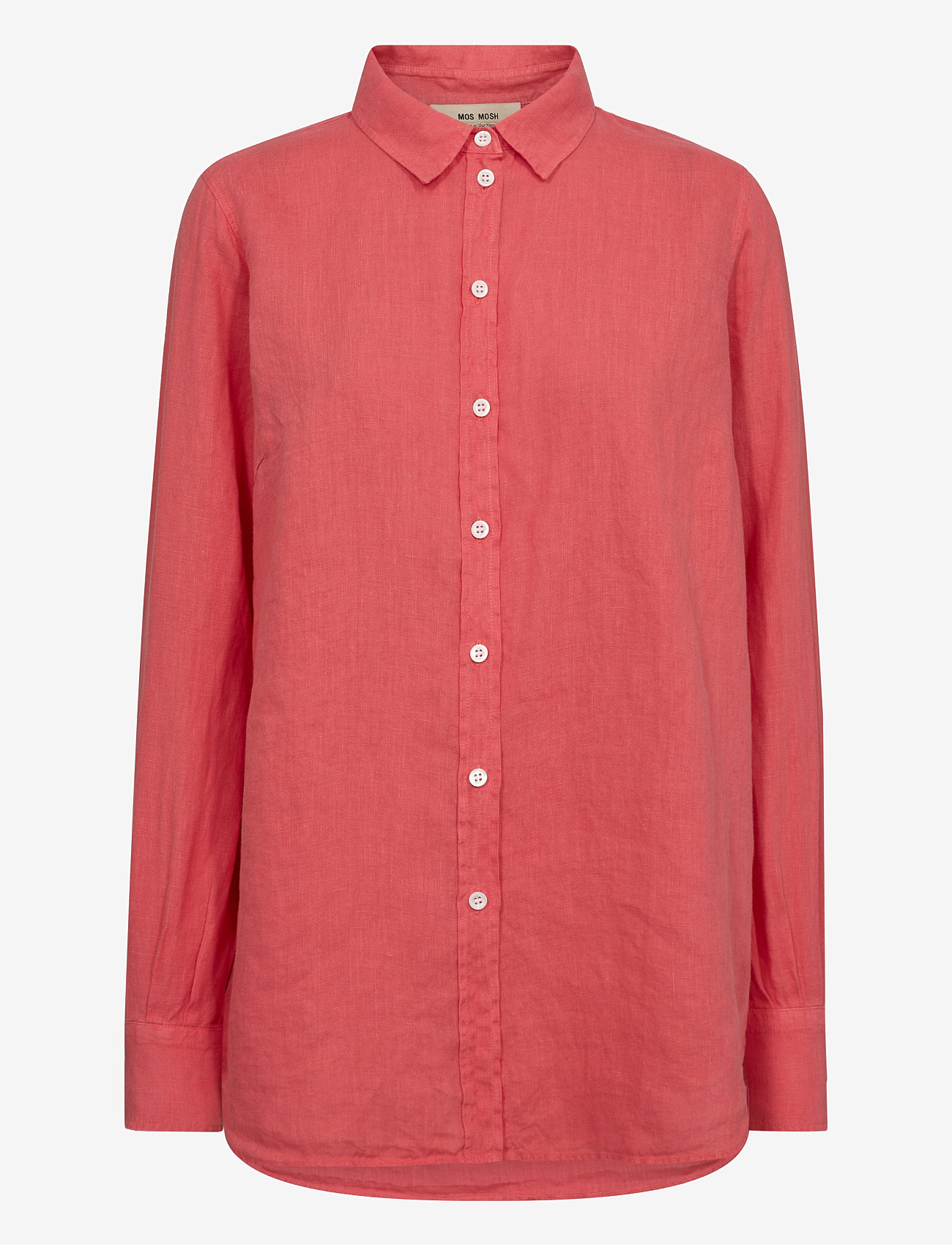 MOS MOSH - MMKarli Linen Shirt - linneskjortor - cayenne - 0