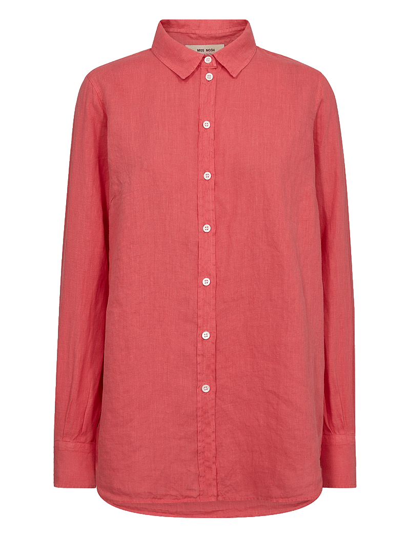 MOS MOSH - MMKarli Linen Shirt - linneskjortor - cayenne - 0
