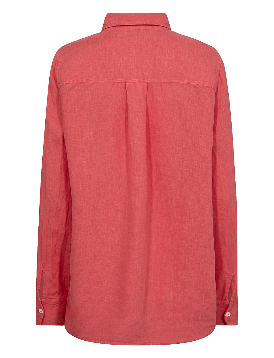 MOS MOSH - MMKarli Linen Shirt - cayenne - 1