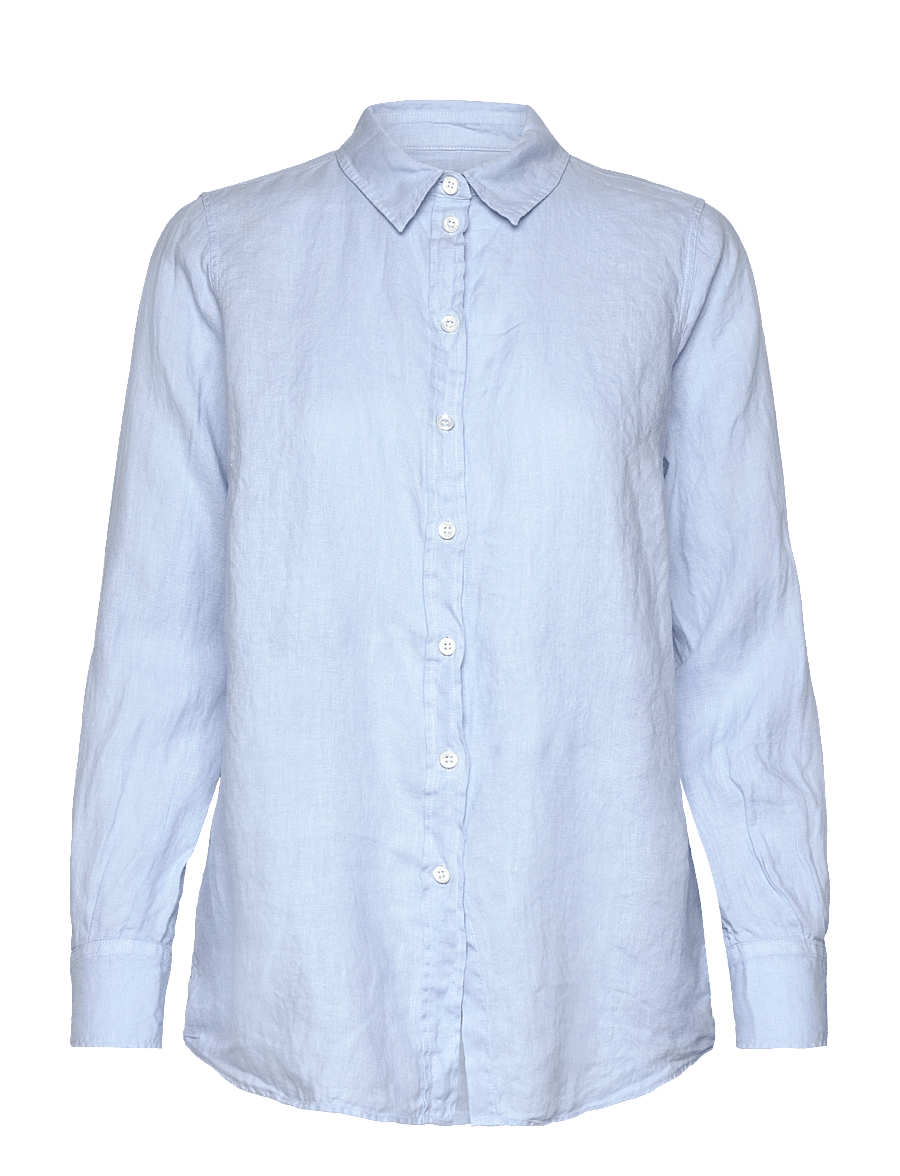 MOS MOSH - MMKarli Linen Shirt - skyway - 0