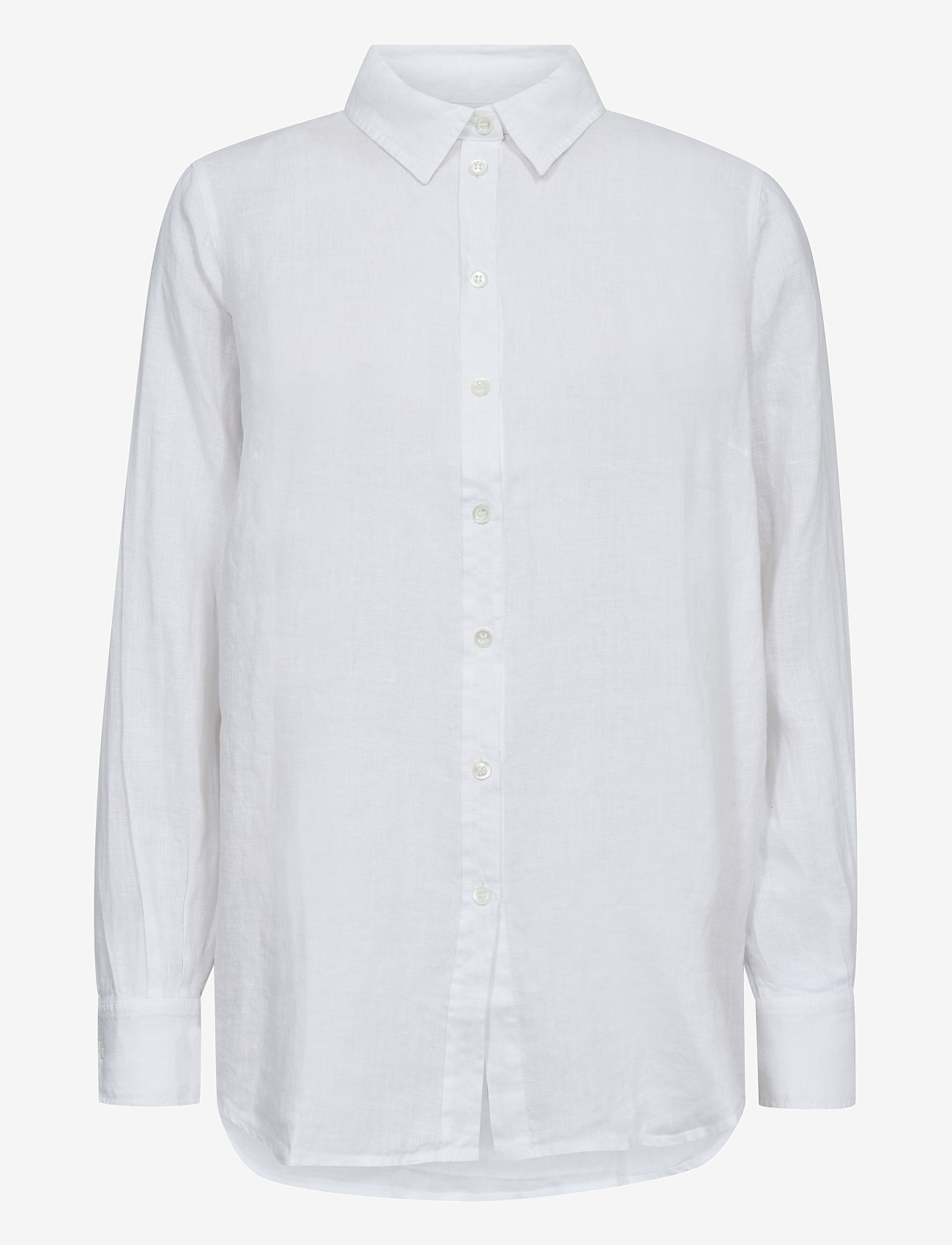 MOS MOSH - MMKarli Linen Shirt - linen shirts - white - 0