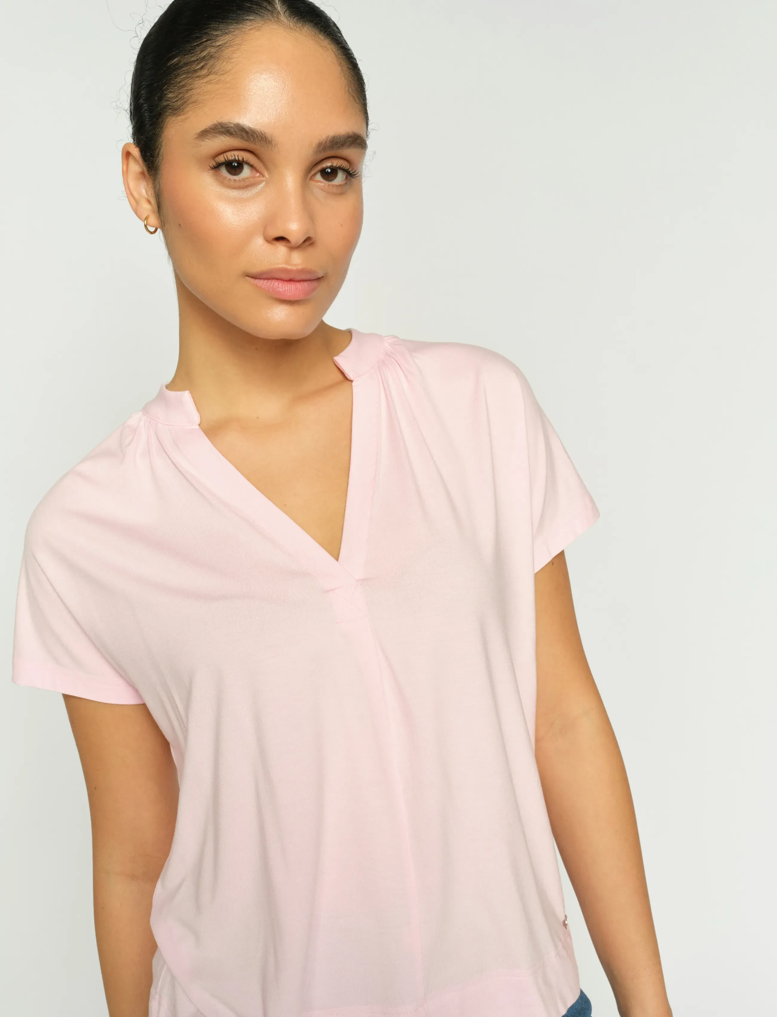 MOS MOSH MMShira Tee - Kortärmade blusar - BALLET SLIPPER / pink/rose