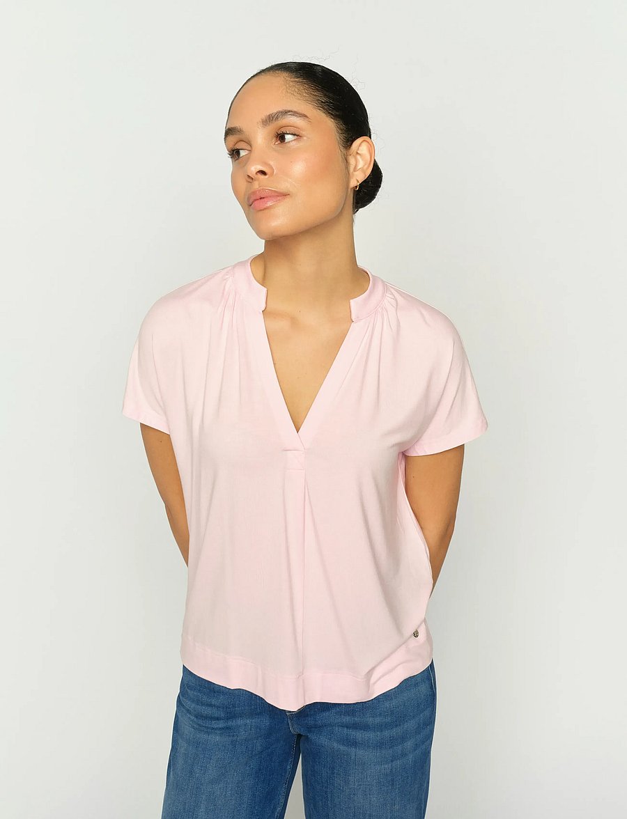 MOS MOSH - MMShira Tee - kurzärmelige blusen - ballet slipper - 4