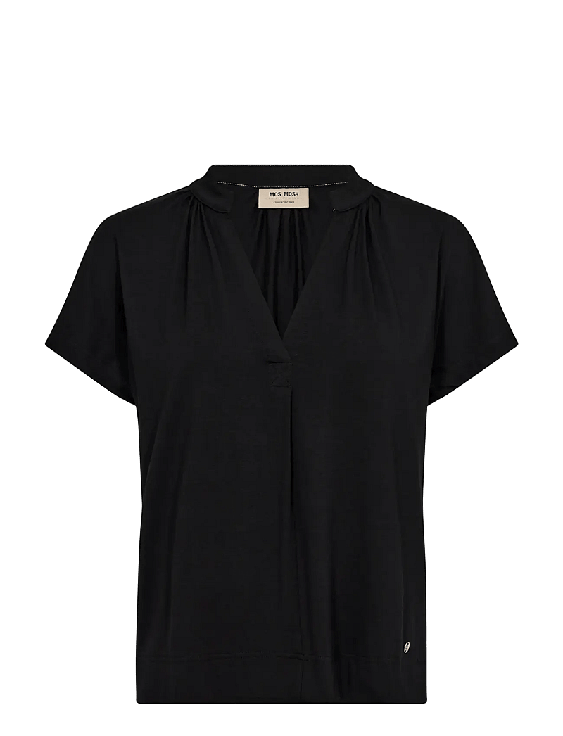 MOS MOSH - MMShira Tee - kurzämlige blusen - black - 0