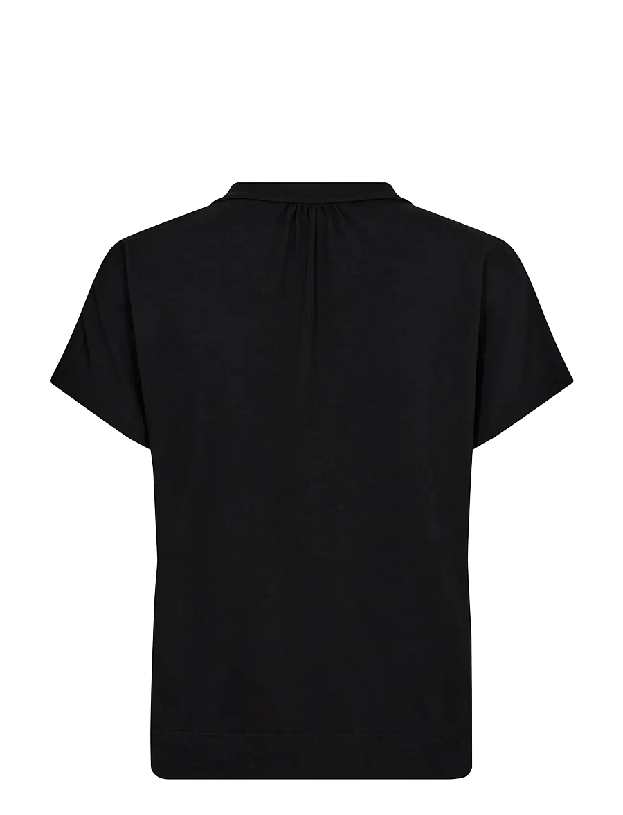 MOS MOSH - MMShira Tee - kurzärmelige blusen - black - 1