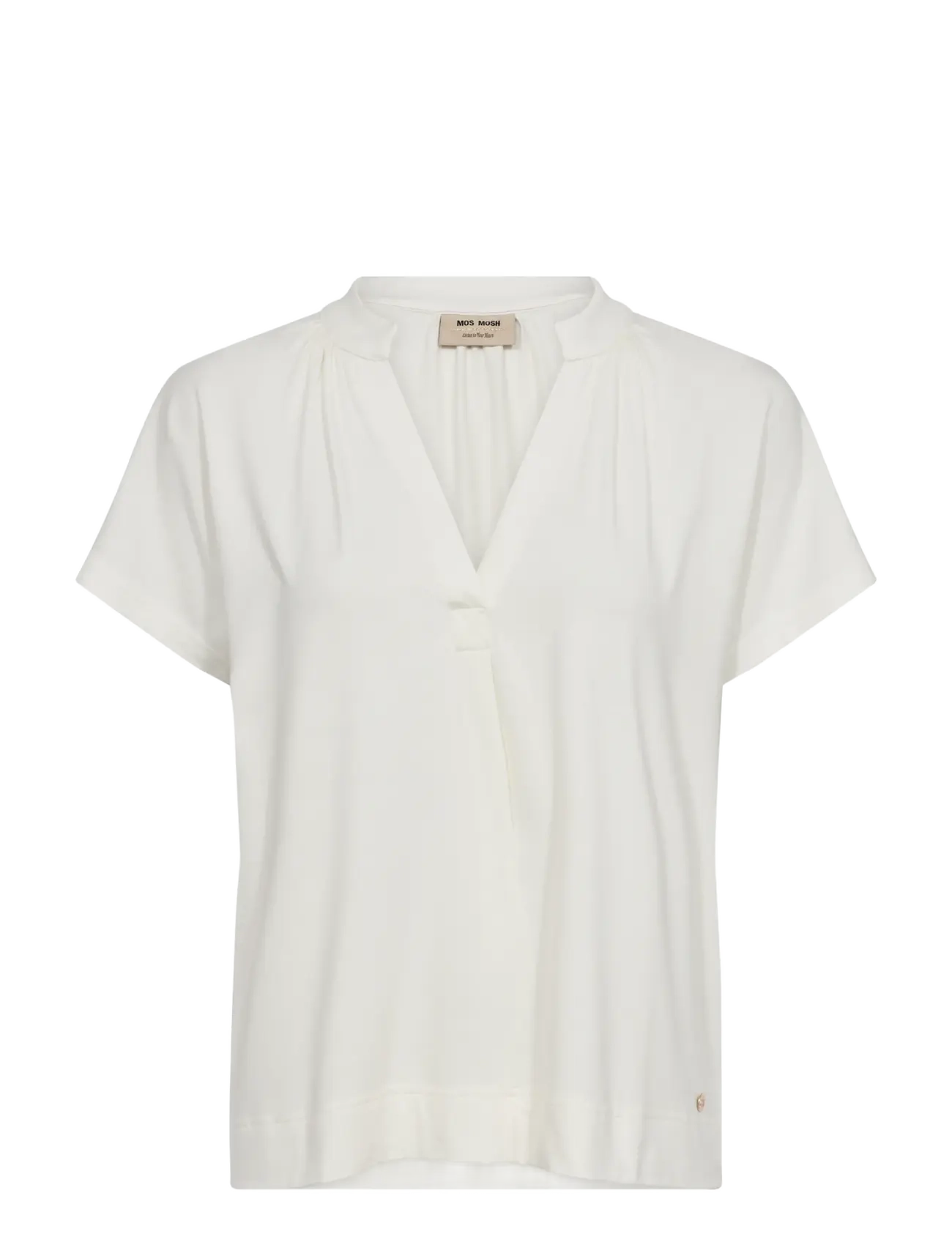 MOS MOSH MMShira Tee - Bluser & Skjorter - ECRU / white