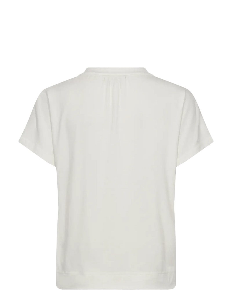 MOS MOSH - MMShira Tee - kurzämlige blusen - ecru - 1