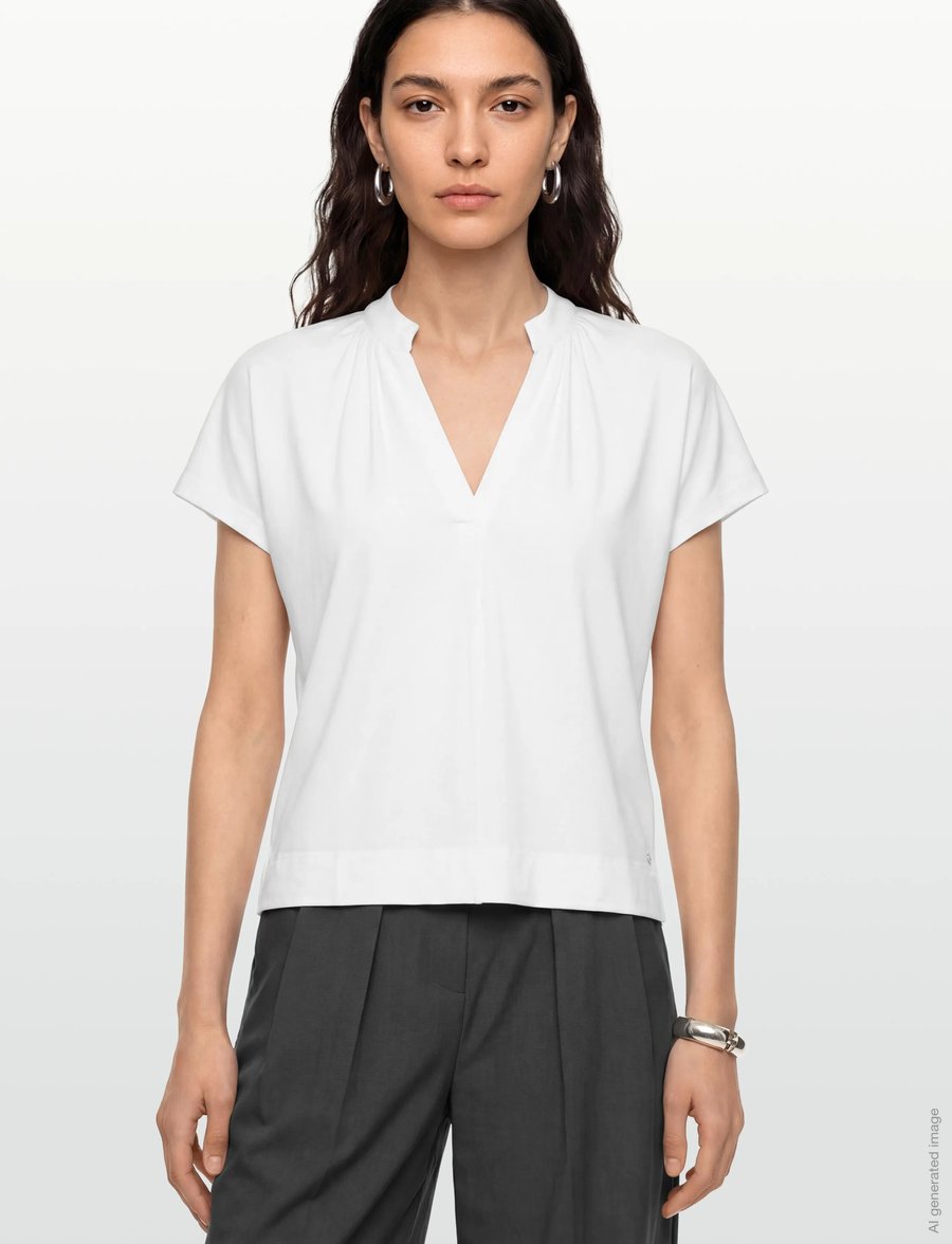 MOS MOSH - MMShira Tee - kurzärmelige blusen - white - 3